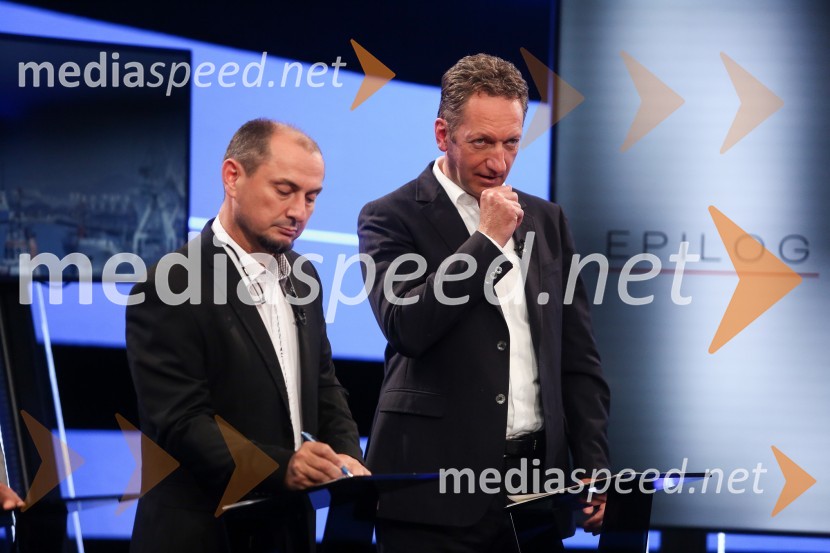  Gašpar Gašpar  Mišič, bivši predsednik uprave Luka Koper;  Boris Popovič, župan KopraPredvolilno soočenje županskih kandidatov na POP TV