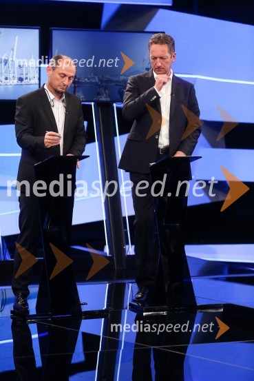  Gašpar Gašpar  Mišič, bivši predsednik uprave Luka Koper;  Boris Popovič, župan KopraPredvolilno soočenje županskih kandidatov na POP TV