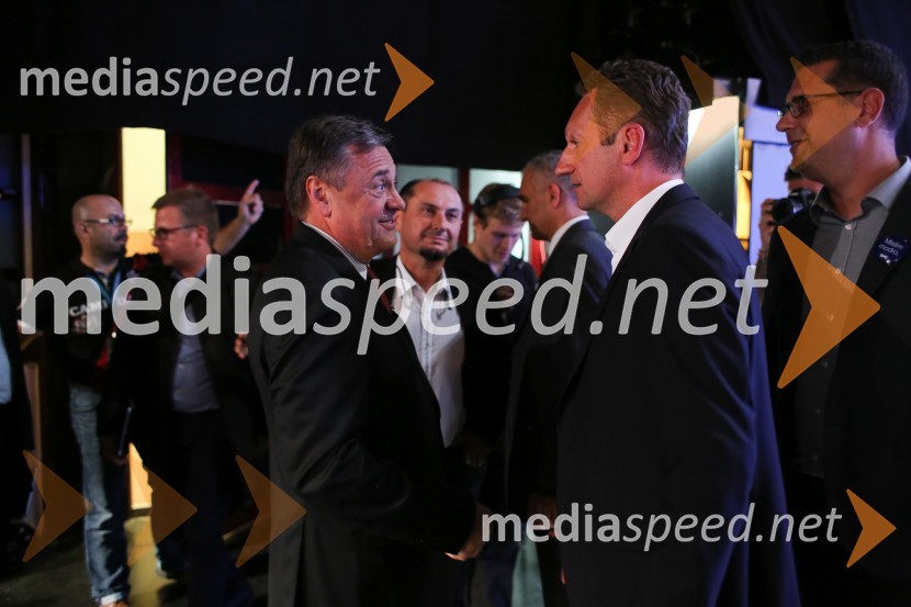  Zoran Janković, župan MOL, predsednik PS;  Boris Popovič, župan KopraPredvolilno soočenje županskih kandidatov na POP TV