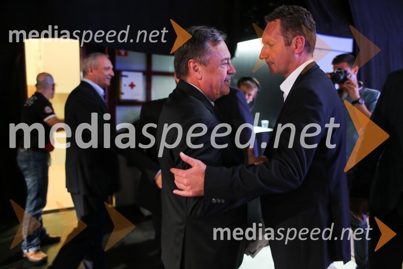  Zoran Janković, župan MOL, predsednik PS;  Boris Popovič, župan KopraPredvolilno soočenje županskih kandidatov na POP TV