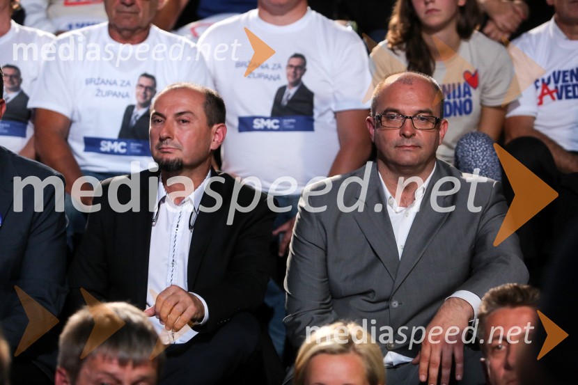  Gašpar Gašpar  Mišič, bivši predsednik uprave Luka Koper;  Sebastjan Jeretič, kandidat za piranskega županaPredvolilno soočenje županskih kandidatov na POP TV