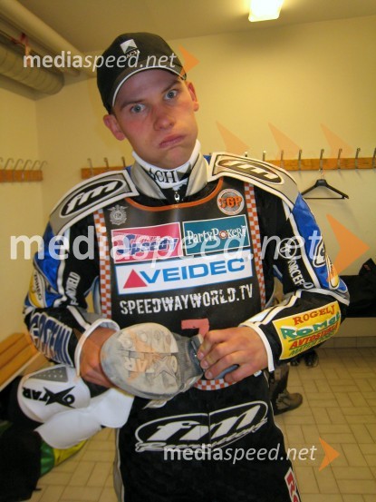 Matej Žagar (Slovenija)SPEEDWAY GRAND PRIX, VN Švedske 2007