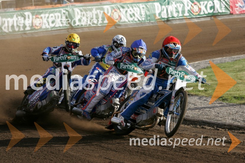 Greg Hancock (ZDA), Jason Crump (Avstralija), ...SPEEDWAY GRAND PRIX, VN Švedske 2007