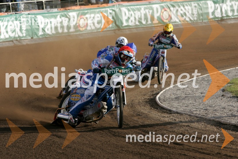 Greg Hancock (ZDA) in Jason Crump (Avstralija)SPEEDWAY GRAND PRIX, VN Švedske 2007