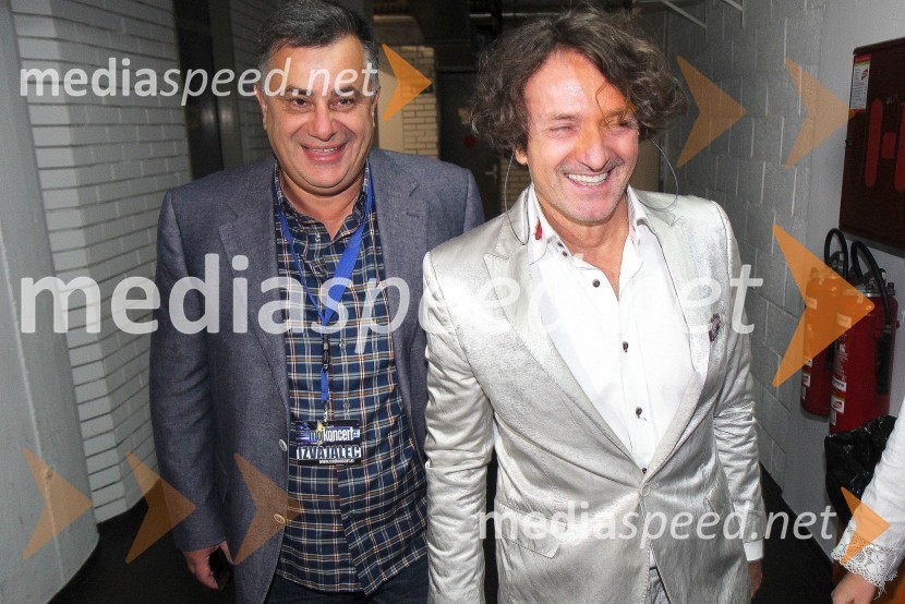 Adis Gojak, producent turneje Bijelo Dugme;  Goran Bregović, glasbenik40. obletnica skupine Bijelo Dugme