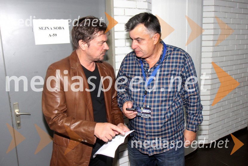  Alen Islamović, pevec;  Adis Gojak, producent turneje Bijelo Dugme40. obletnica skupine Bijelo Dugme