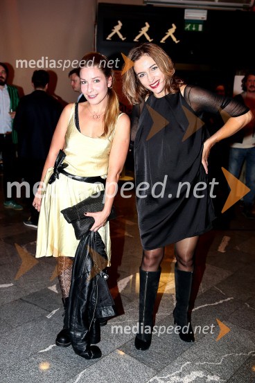  Ana Urbanc, igralka;  Barbara Medvešček, igralkaMame, premiera komedije