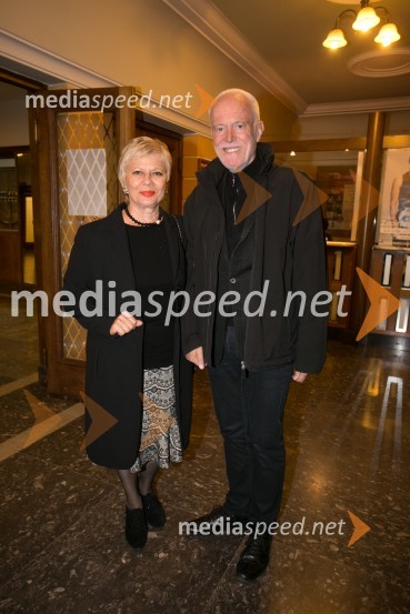  Radmila Gorjanc;  Marko Gorjanc, nekdanji ravnatelj/pomočnik ravnatelja SNG Drama LjubljanaPolicaji, premiera komedije v SLG Celje