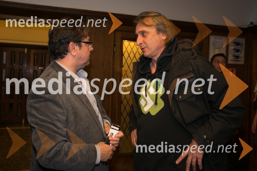  Renato Jenček, igralec;  Matjaž Zupančič, režiserPolicaji, premiera komedije v SLG Celje