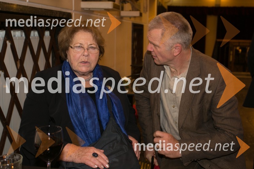  Maja Šugman, igralka;  Branko Završan, igralec in dobitnik Večerove nagradePolicaji, premiera komedije v SLG Celje