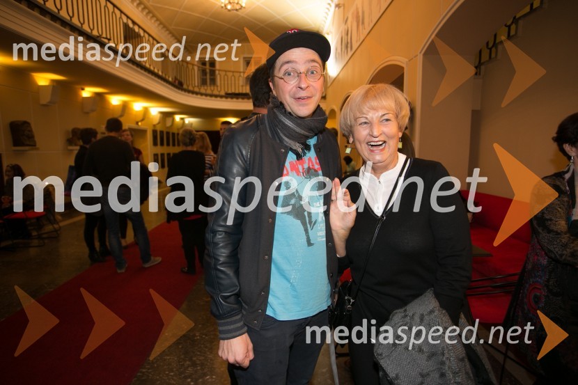  Aljoša Koltak, igralec;  Anica Kumer, igralkaPolicaji, premiera komedije v SLG Celje