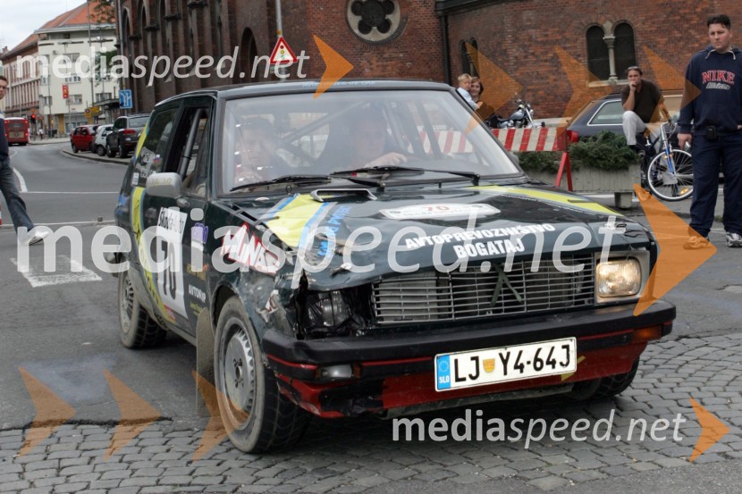 Gašper Verbič in Blaž Selan (Slovenija)RALLY, 3.Škoda rally Maribor