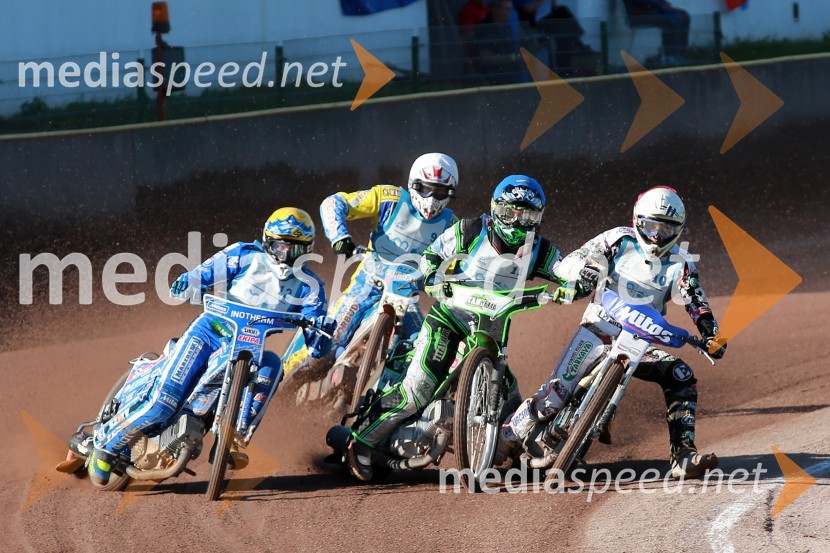  Matej Žagar, speedwayist (Slovenija);  Ladislav Vida, ST Lendava;  Žiga Kovačič, AMD Krško;  Patrik Buri, (Slovaška)Speedway, padec Žagarja in Kovačiča na finalu DP