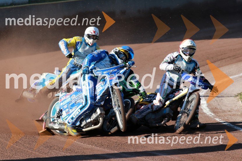  Ladislav Vida, ST Lendava;  Matej Žagar, speedwayist (Slovenija);  Žiga Kovačič, AMD Krško;  Patrik Buri, (Slovaška)Speedway, padec Žagarja in Kovačiča na finalu DP