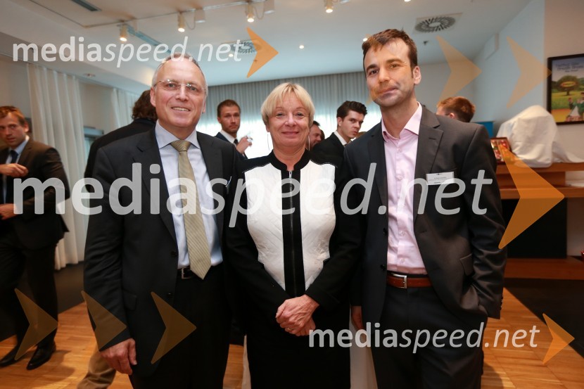 dr. Wolfgang Heckenberger, vodja oddelka za varstvo konkurence, Siemens AG;  Gertrud Rantzen, predsednica Slovensko-nemške gospodarske zbornice;  Andrej Krašek, direktor, Agencija RS za varstvo konkurenceOmejevanje konkurence, Nemški Forum