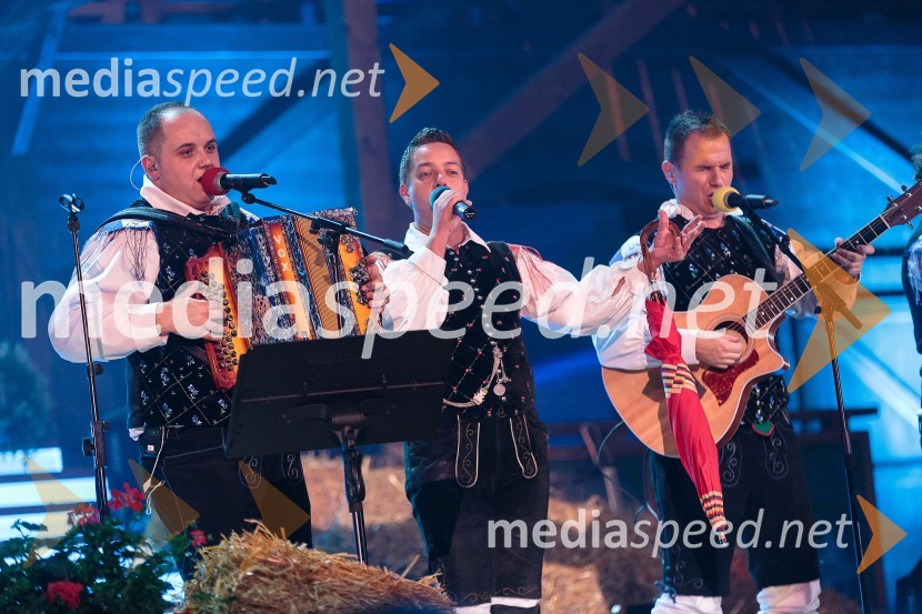  Rok Švab, glasbenik, skupina Modrijani;  Peter Oset, glasbenik, skupina Modrijani;  Franjo  Oset, glasbenik, skupina ModrijaniNoč Modrijanov 2014