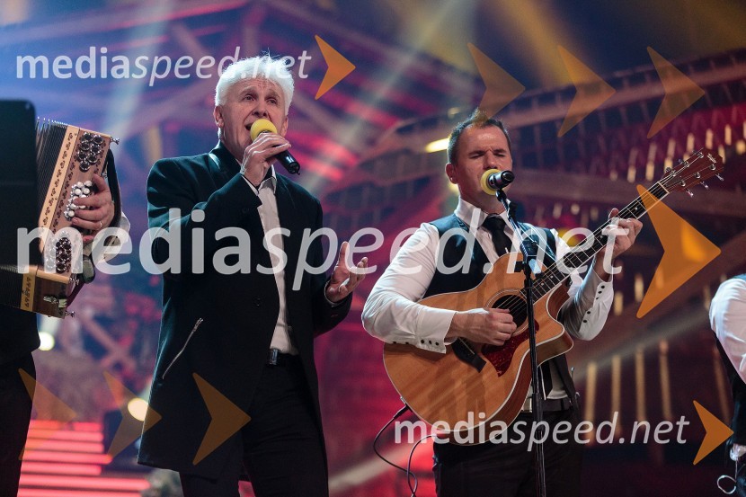  Andrej Šifrer, glasbenik;  Peter Oset, glasbenik, skupina ModrijaniNoč Modrijanov 2014