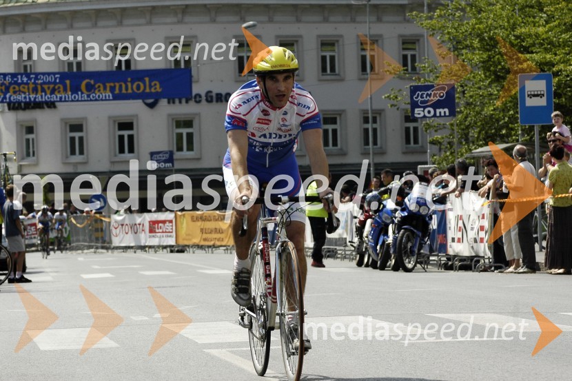 Bogdan Ravbar, nekdanji zmagovalec kolesarske dirke za veliko nagrado Kranja40. kolesarska dirka za veliko nagrado Kranja