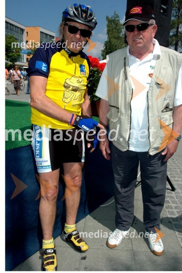 Tone Fornezzi Tof in Zvone Zanoškar, kolesarska legenda40. kolesarska dirka za veliko nagrado Kranja