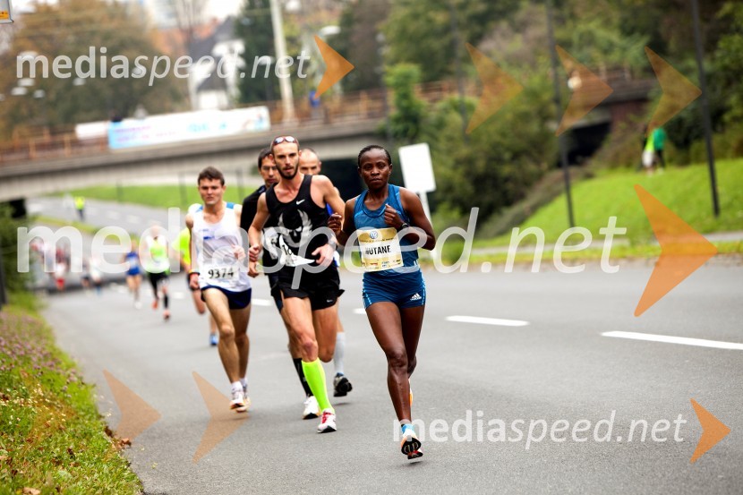  Agnes Mutane, maratonka, (3. mesto, 42 km, ženske)Volkswagen 19. Ljubljanski maraton 2014