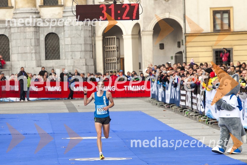  Blaž Grad, tekač (1. mesto, 10 km, moški)Volkswagen 19. Ljubljanski maraton 2014