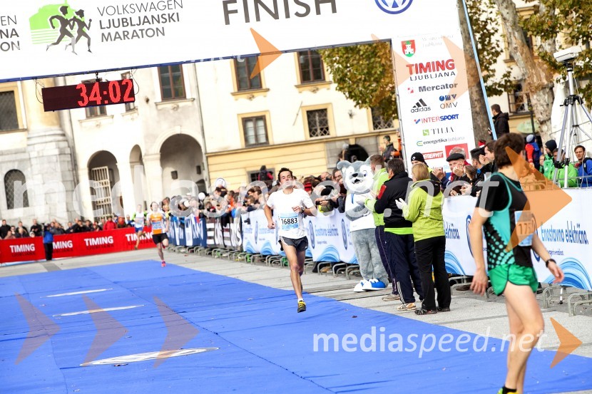  Toni Habjan, tekač (5.mesto, 10 km, moški)Volkswagen 19. Ljubljanski maraton 2014