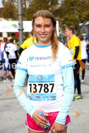  Maruša Mišmaš, tekačica (1. mesto, 10 km, ženske)Volkswagen 19. Ljubljanski maraton 2014