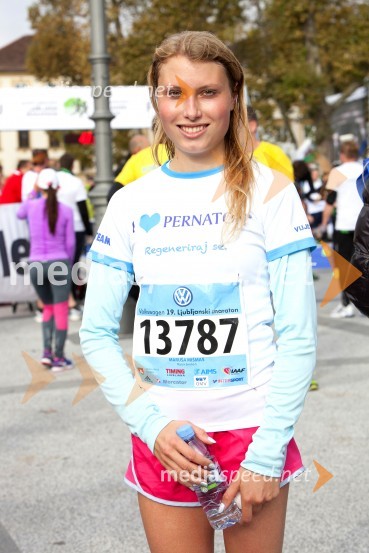  Maruša Mišmaš, tekačica (1. mesto, 10 km, ženske)Volkswagen 19. Ljubljanski maraton 2014
