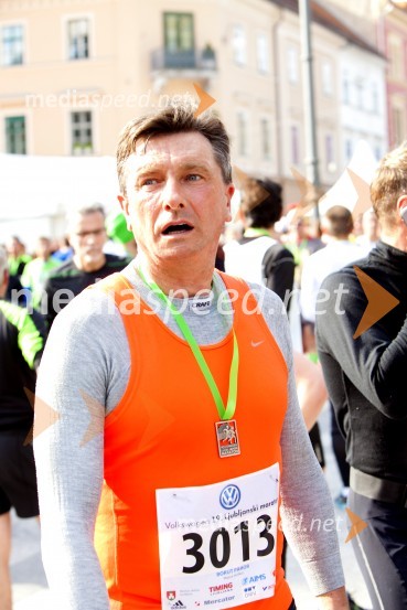  Borut Pahor, predsednik Republike SlovenijeVolkswagen 19. Ljubljanski maraton 2014