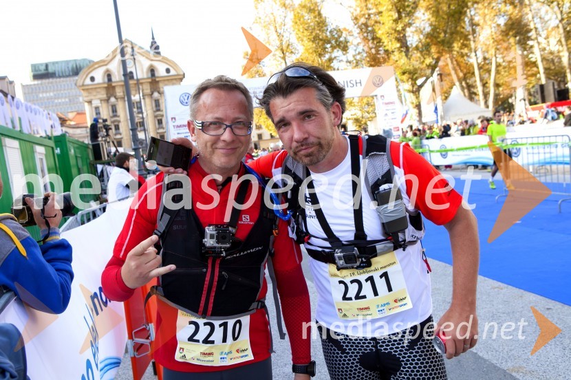  Robert Pečovnik - Pečo ;  Matej ŠpeharVolkswagen 19. Ljubljanski maraton 2014
