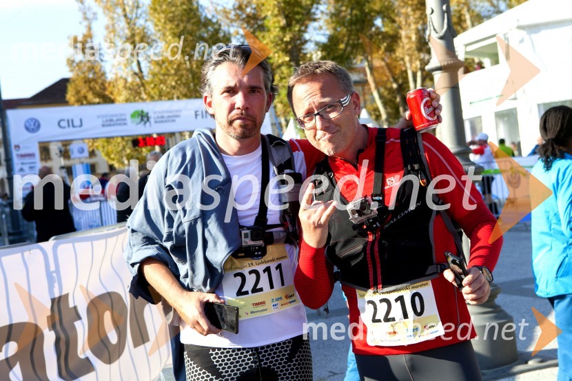  Matej Špehar;  Robert Pečovnik - Pečo Volkswagen 19. Ljubljanski maraton 2014