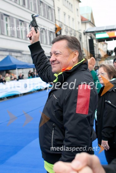  Zoran Janković, župan MOL, predsednik PSVolkswagen 19. Ljubljanski maraton 2014