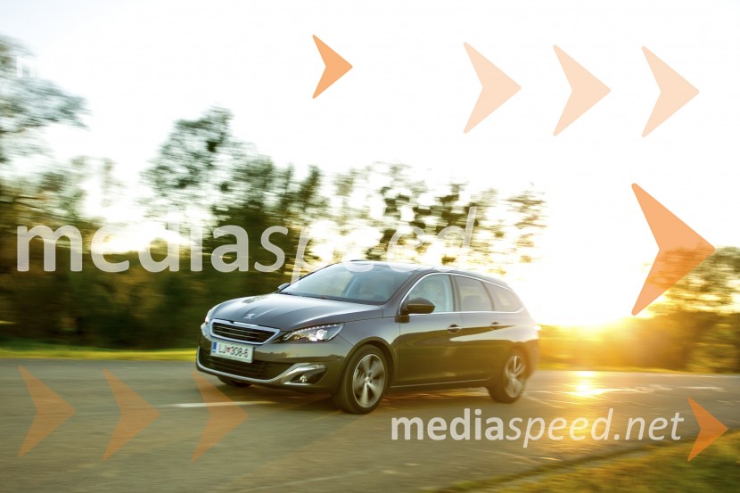 Peugeot 308 SW 1.6 e-HDi 115 AllurePeugeot 308 SW 1.6 e-HDi 115 Allure, mediaspeed test