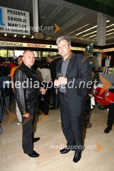 Franc Kangler, mariboski župan in Andrej Verlič, mariborski podžupanPrihod Ryanair-a na mariborsko letališče