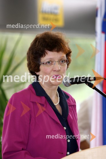 Sonja Sibila Lebe, direktorica Rast g.i.z.Prihod Ryanair-a na mariborsko letališče