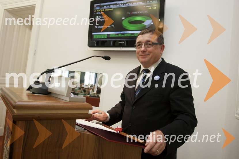 dr. Andrej Fištravec, župan, Mestna občina MariborKonstitutivna seja Mestnega sveta Mestne občine Maribor