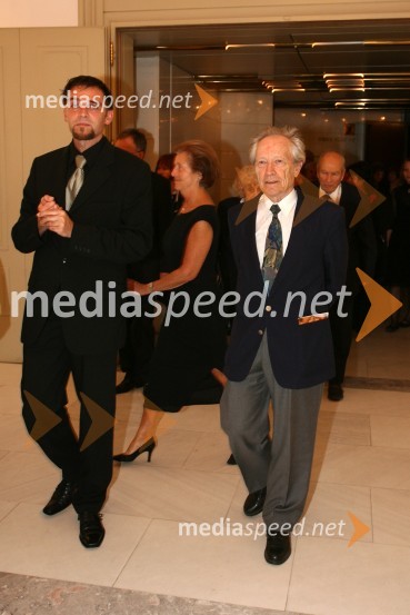 Alfonz Kodrič, solist mariborske Opere in Henrik Neubauer, nekdanji umetniški vodja SNG Opera in balet LjubljanaPremiera opere Knez Igor v SNG Maribor