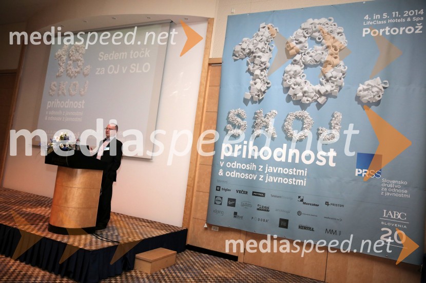 prof. dr. Dejan Verčič, Fakulteta za družbene vede18. SKOJ 2014, Slovenska konferenca za odnose z javnostmi, 1. dan