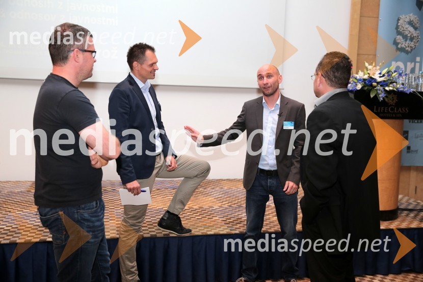  Žiga Fišer, Vodja komuniciranja in odnosov z javnostmi, Slovensko-nemška gospodarska zbornica;  Roni Kordiš, Had18. SKOJ 2014, Slovenska konferenca za odnose z javnostmi, 1. dan