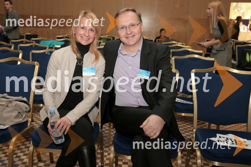 mag. Marjeta Tič Vesel, Pristop; mag. Branko Žibret, partner, A.T. Kearney18. SKOJ 2014, Slovenska konferenca za odnose z javnostmi, 1. dan