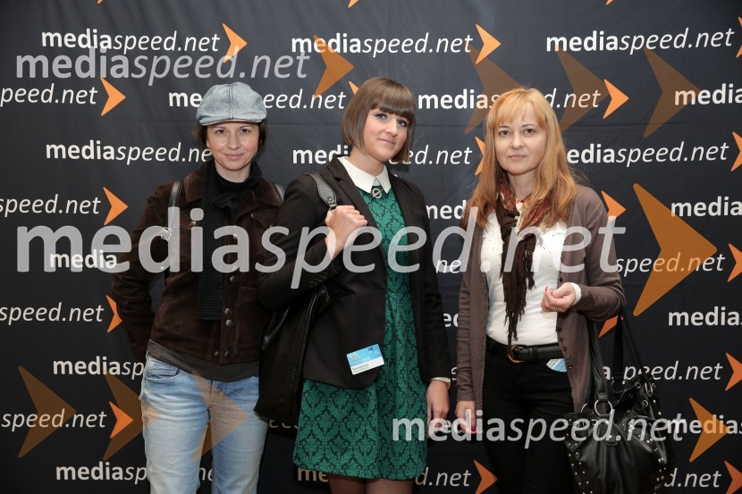  Jana Lutarič, Večer;  Špela Buždon, Večer;  Marija  Miličevič, Večer18. SKOJ 2014, Slovenska konferenca za odnose z javnostmi, 1. dan