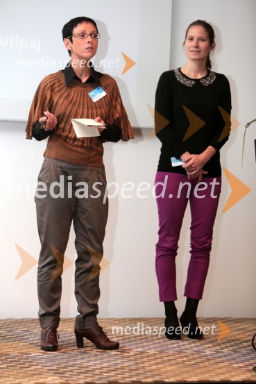  Tamara Valenčič, Si.mobil;  Ana Plut, Si.mobil18. SKOJ 2014, Slovenska konferenca za odnose z javnostmi, 1. dan