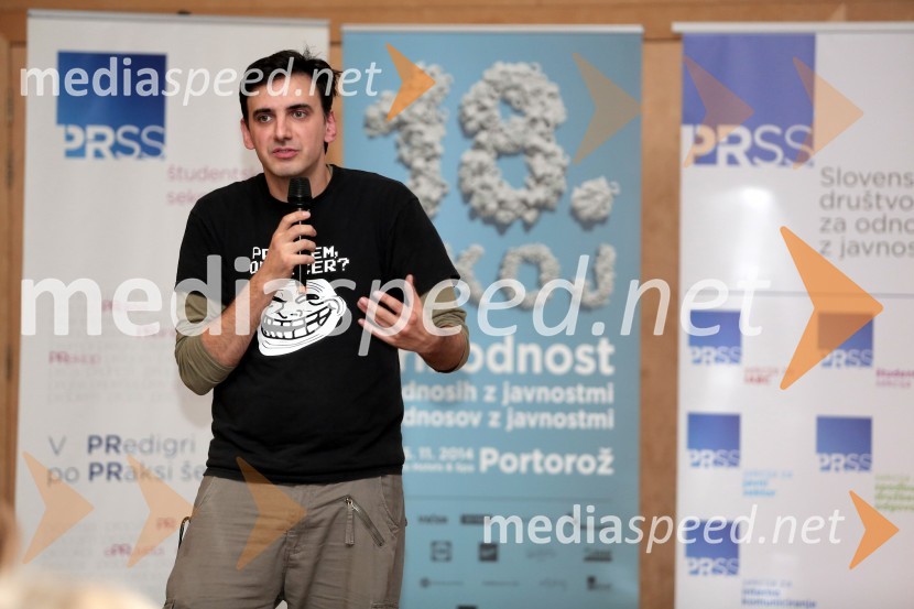  Aljaž Pengov Bitenc, Radio Kaos18. SKOJ 2014, Slovenska konferenca za odnose z javnostmi, 1. dan