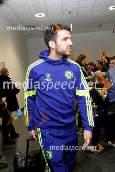  Cesc Fàbregas, nogometaš, ChelseaPrihod nogometašev Chelsea v Maribor