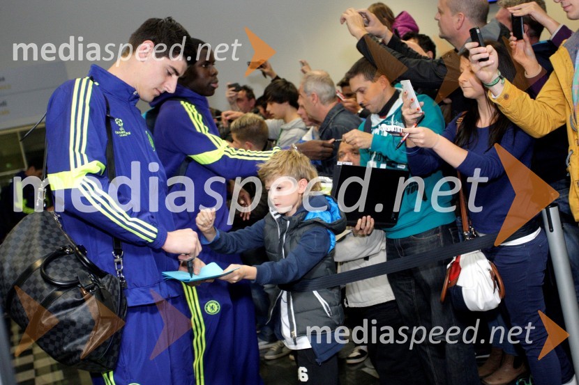  Thibaut Courtois, vratar, ChelseaPrihod nogometašev Chelsea v Maribor