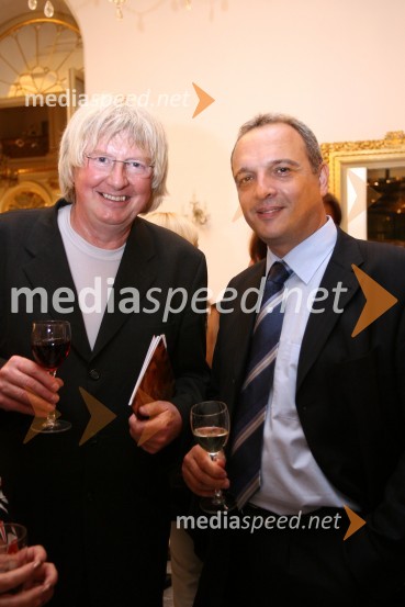 Lovrenc Blaž Arnič, predstavnik Ministrstva za kulturo in Damjan Damjanovič, direktor Slovenske filharmonijePremiera opere Knez Igor v SNG Maribor