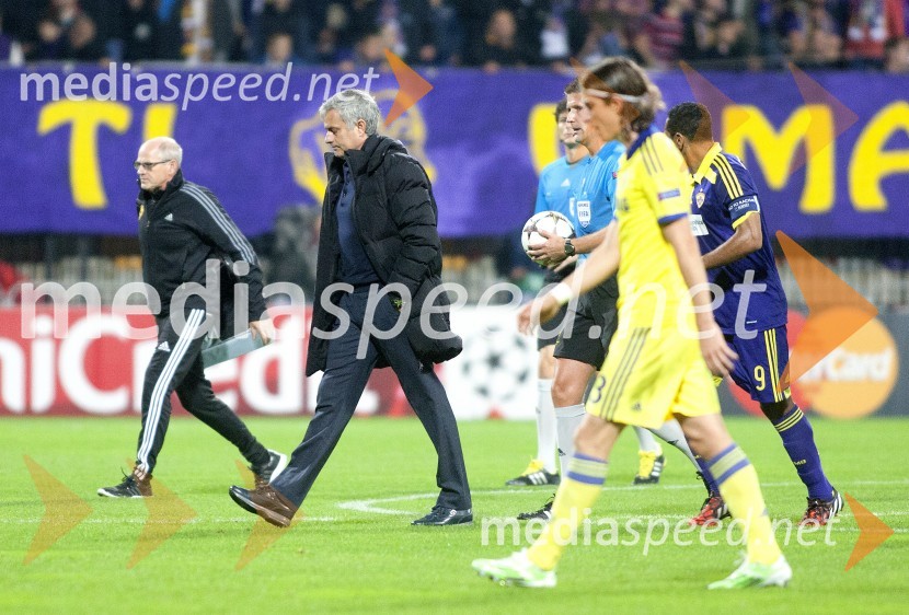  José Mourinho, trener ChelseaIzenačenje veliko kot zmaga, NK Maribor izenačeno s FC Chelsea