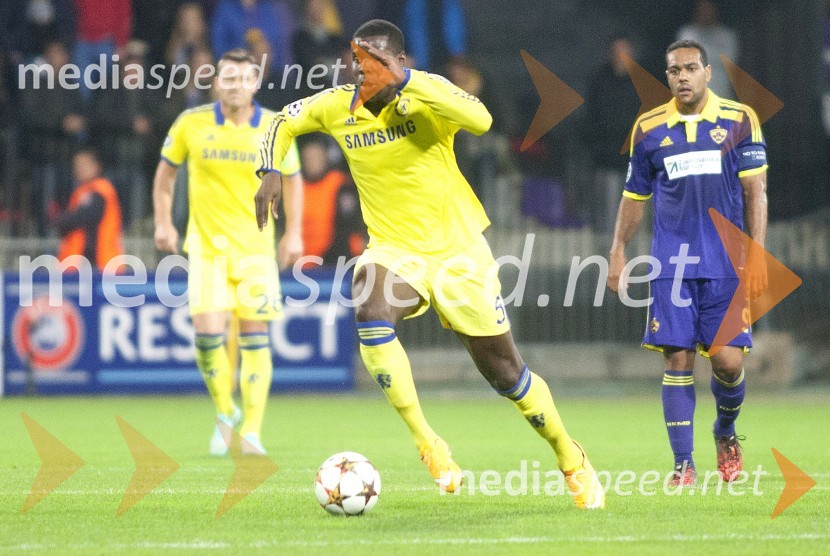  Kurt Zouma, nogometaš, Chelsea FC;  Marcos  Tavares, nogometaš NK MariborIzenačenje veliko kot zmaga, NK Maribor izenačeno s FC Chelsea