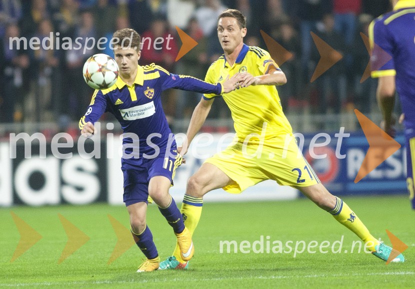  Luka Zahovič, nogometaš NK Maribor;  Nemanja Matić, nogometaš. Chelsea FCIzenačenje veliko kot zmaga, NK Maribor izenačeno s FC Chelsea