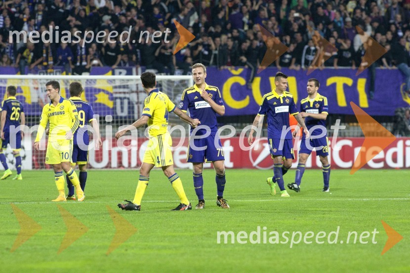  Eden Hazard, nogometaš, Chelsea;  Cesc Fàbregas, nogometaš, Chelsea;  Aleš Mertelj, nogometaš, NK MariborIzenačenje veliko kot zmaga, NK Maribor izenačeno s FC Chelsea